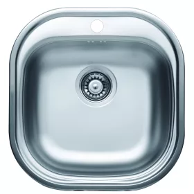   LIVINOX BIANCA 149 karcálló szövetmintás rozsdamentes acél mosogató, 460 x 480 mm