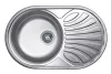 LIVINOX Rondo 159 chiuvetă din inox cu o cuvă 770x480 mm