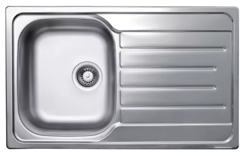 LIVINOX EC-338K chiuvetă inox, cu o cuvă și picurătoare