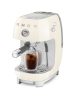 SMEG ESPRESSO KÁVÉFŐZŐ COLD BREW FUNKCIÓVAL, retro, bézs