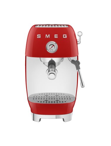SMEG ESPRESSO KÁVÉFŐZŐ COLD BREW FUNKCIÓVAL, retro, piros