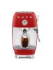 SMEG ESPRESSO KÁVÉFŐZŐ COLD BREW FUNKCIÓVAL, retro, piros