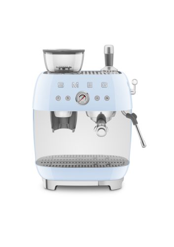 SMEG ŐRLŐVEL KOMBINÁLT ESPRESSO KÁVÉFŐZŐ, retro, világoskék
