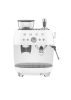 SMEG ŐRLŐVEL KOMBINÁLT ESPRESSO KÁVÉFŐZŐ, retro, fehér