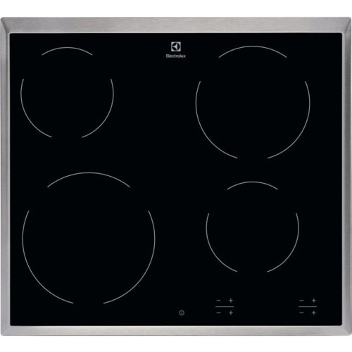 Electrolux EHF6240XXK Beépíthető kerámia főzőlap Fekete + inox