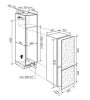 Electrolux EK278BNRWE Beépíthető Kombinált Hűtő FastFreeze Funkcióval
