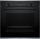 Bosch HBA274BB3F Serie4 Fekete Sütő Pirolitikus Tisztítással