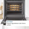 Bosch HBG539EB0 Serie6 Fekete Sütő SoftClose Ajtóval