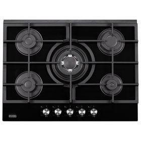 EVIDO MURANO 70B üveggázfőzőlap,70cm,WOK,fekete