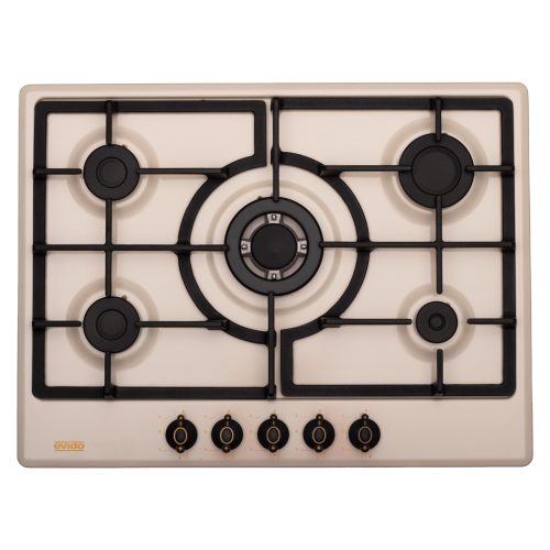 EVIDO RUSTIC-H 70C gáz főzőlap, 70 cm,bézs/bronz