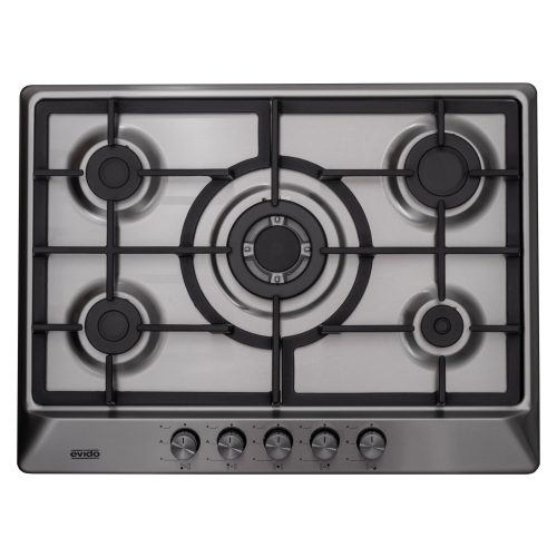 EVIDO VALEO 70X gázfőzőlap,70 cm,WOK,inox