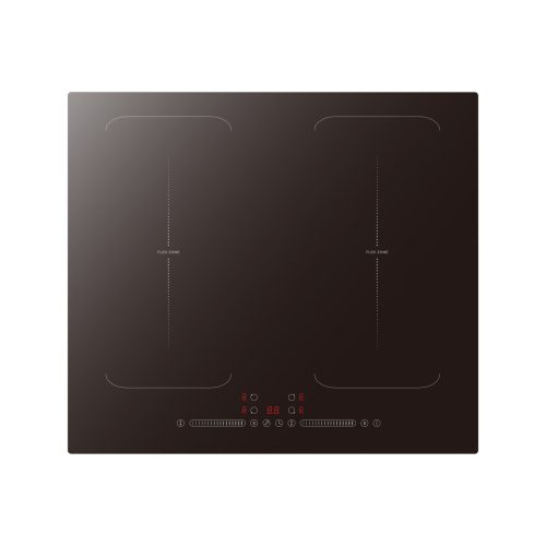 EVIDO VETRO 60DB indukciós főzőlap, 60 cm, 2 db multizone, fekete
