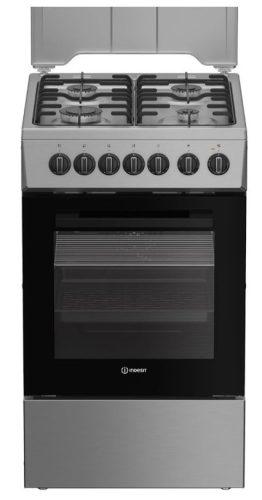 Indesit I5G5PMX HU Kombinált tűzhely | Inox