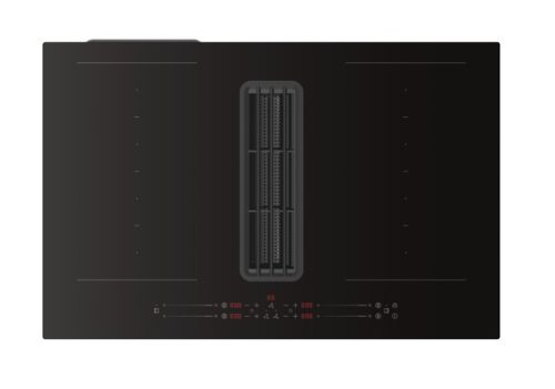 EVIDO VENTO 80DB páraelszívóval integrált indukciós főzőlap, 80 cm, 2 db multizone, fekete