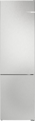 BOSCH KGN392LCF Serie|4 Szabadonálló kombinált alulfagyasztós hűtőszekrény | Szálcsiszolt acél színű