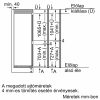 Bosch KIN86ADB0 Serie6 Beépíthető Hűtőszekrény VitaFresh Plus Fiókkal