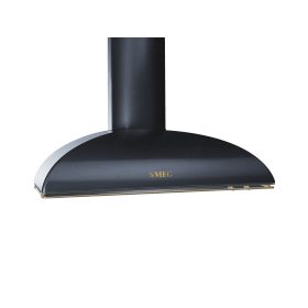   SMEG COLONIALE design kürtős fali páraelszívó, 90 cm, antracit