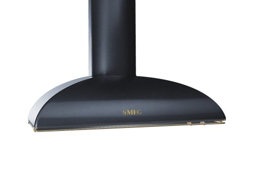 SMEG COLONIALE design kürtős fali páraelszívó, 90 cm, antracit