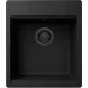 ELLECI - chiuvetă Time 102 G40 Nero negru cu accesorii