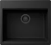ELLECI - chiuvetă Time 105 G40 Nero negru cu accesorii