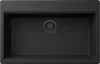 ELLECI - chiuvetă Time 130 G40 Nero negru cu accesorii