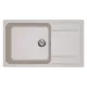 ELLECI - chiuvetă Life 410 G39 Bianco soft