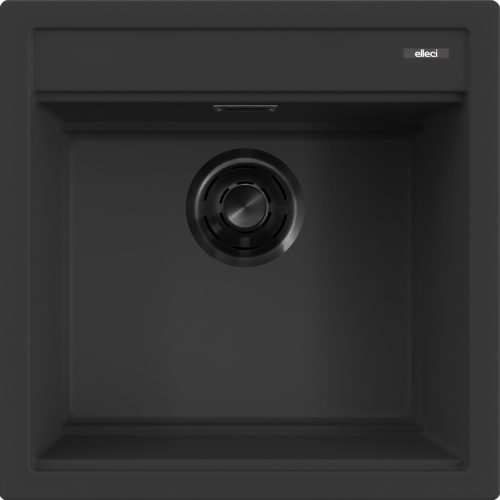 ELLECI - chiuvetă Best 104 Workstation G40 Nero cu accesorii negre