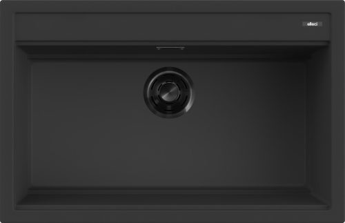 ELLECI - chiuvetă Best 130 Workstation G40 Nero cu accesorii negre