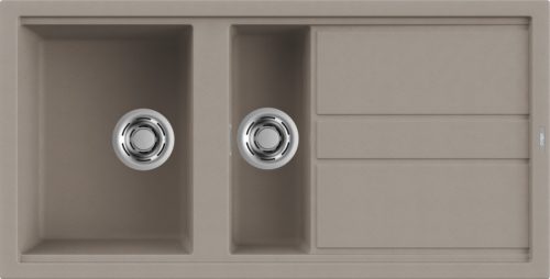 ELLECI - chiuvetă Best 475 G43 Tortora – Produs în lichidare