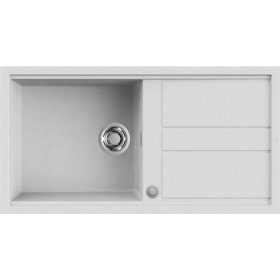   ELLECI - chiuvetă Best 480 AUTOMATA G68 Bianco – Produs în lichidare