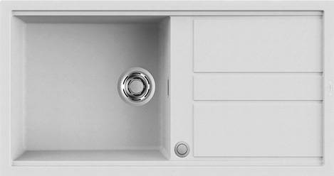 ELLECI - chiuvetă Best 480 AUTOMATA G68 Bianco – Produs în lichidare