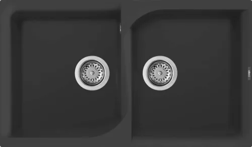 ELLECI - chiuvetă Ego 450 G40 Nero