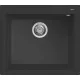 ELLECI - chiuvetă Quadra 105 G40 Nero