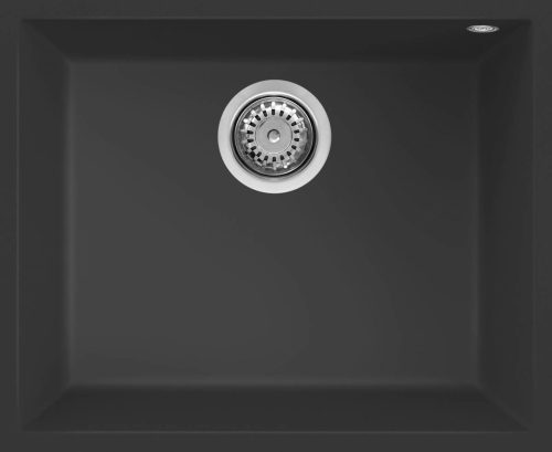 ELLECI - chiuvetă Quadra 105 UM G40 Nero montare sub blat