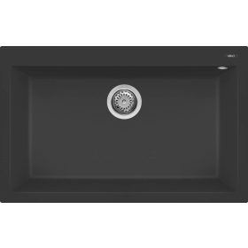 ELLECI - chiuvetă Quadra 130 G40 Nero