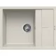 ELLECI - chiuvetă Unico 125 G39 Bianco soft