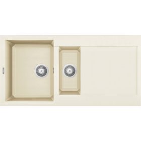 ELLECI - chiuvetă Easy 475 G62 Bianco Antico