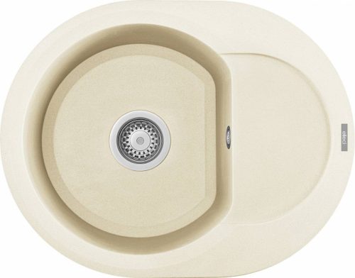 ELLECI - chiuvetă Easy ROUND 600 G62 Bianco Antico