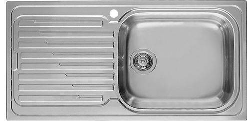 ELLECI - chiuvetă Sky 480 DX inox, cuvă dreapta