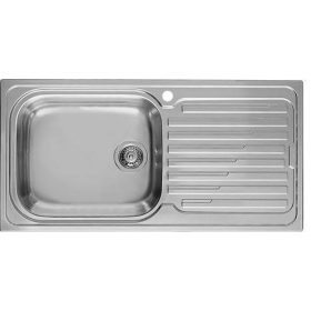 ELLECI - chiuvetă Sky 480 SX inox, cuvă stânga