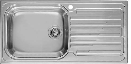 ELLECI - chiuvetă Sky 480 SX inox, cuvă stânga