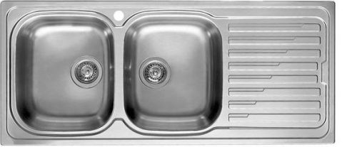 ELLECI - chiuvetă Sky 500 SX inox, cuvă stânga