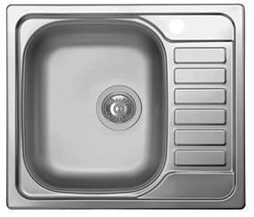 ELLECI - chiuvetă Sky 125 SX inox, cuvă stânga