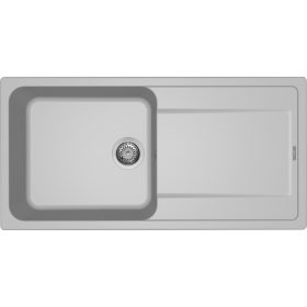 ELLECI - chiuvetă Life 480 M79 aluminiu