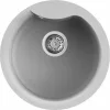 ELLECI - Gránit mosogatótálca Ego ROUND M79 Aluminium