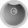 ELLECI - Gránit mosogatótálca Ego ROUND M79 Aluminium