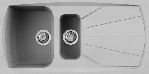 ELLECI - chiuvetă Living 475 M79 Aluminium – produs în lichidare