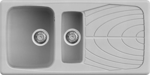 ELLECI - chiuvetă Master 475 M79 Aluminium – produs în lichidare