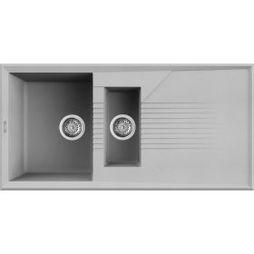   ELLECI - chiuvetă Tekno 475 M79 Aluminium – produs în lichidare