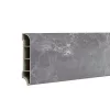 Vinyl SPC padlószegély Fjord márvány mintás sötét szürke 2400x60x12 mm
